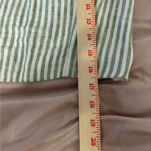 Abercrombie & Fitch Striped Green and White Tank Top - Picture 5 of 8